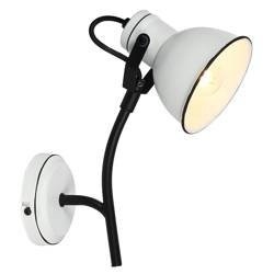 Candellux kinkiet (reflektorek) Zumba E14 czarno/biały 91-72122