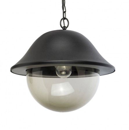 Su-ma lampa wisząca zewnętrzna Prince Max E27 czarna/patyna IP43 K 1018/1/O-BD