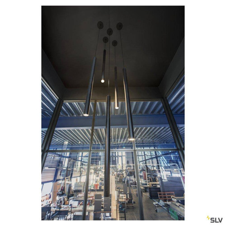 SLV lampa wisząca LED Helia 60 7,5W 500lm 3000K czarna 158400