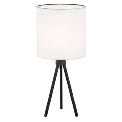 Argon lampka biurkowa Hilary E27 czarno/biała 4083