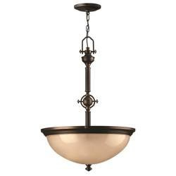 Elstead żyrandol / lampa wisząca Mayflower 3xE27 brązowa HK-MAYFLOWER-P-C