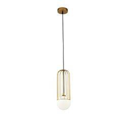 Maytoni lampa wisząca Telford G9 Ø12cm złota P361PL-01G