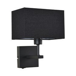 Italux kinkiet Norte E27 czarny mat WL-1122-1-A-BM-RC-BL