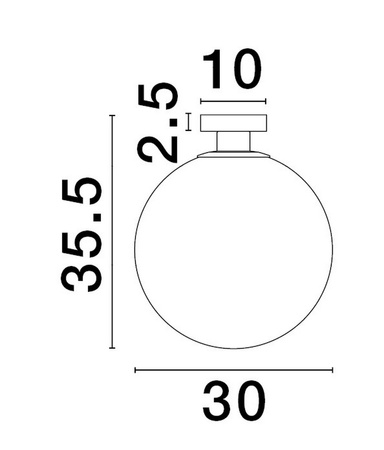 Luces Exclusivas lampa sufitowa LED Adela Ø 30 cm E27 1x12W IP20 złota LE43359