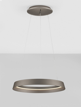 Luces Exclusivas lampa wisząca LED Batallas ściemnialna Ø 45 cm 38W 2564lm 2700-3000K IP20 brązowa LE44787