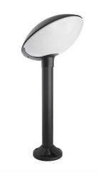 Su-ma lampa stojąca zewnętrzna E27 czarna 74cm IP55 TAO 3