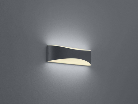 Trio kinkiet zewnętrzny LED Konda 9W 850lm 3000K antracytowy IP65 228560242