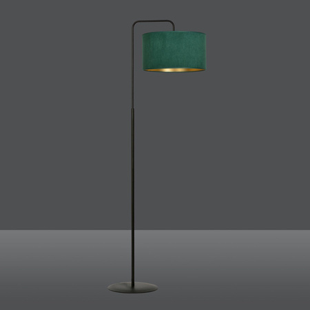 Emibig lampa podłogowa Hilde Lp1 E27 zielono/czarna 150cm 1051/LP1