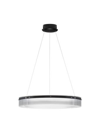 Luces Exclusivas lampa wisząca LED Bajios ściemnialna Ø 85 cm 55W 3517lm 3000K IP20 czarna LE43648