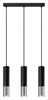 Sollux lampa wisząca Loopez 3L 3xGU10 czarna/chrom SL.0942