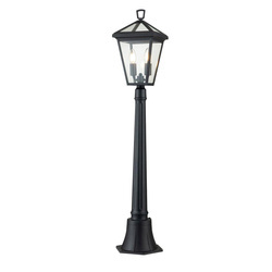 Quintiesse lampa stojąca zewnętrzna Alford Place 2xE14 czarna 110,2cm IP44 QN-ALFORD-PLACE-4B-S-MB