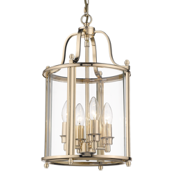 CosmoLight żyrandol / lampa wisząca New York 4xE14 złota P04882AU