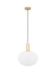 Luces Exclusivas lampa wisząca LED Balaju Ø32 cm E27 1x12W IP20 złota LE43679