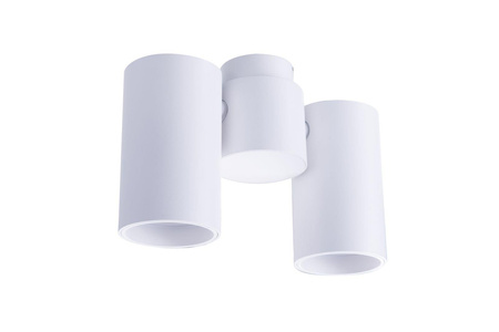 Azzardo plafon techniczny Makalu 2 2xGU10 biały AZ4213