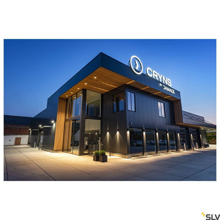 SLV plafon zewnętrzny LED Enola 36W 3500lm 3000/4000K 38° antracytowy Ø14cm IP65 1003442