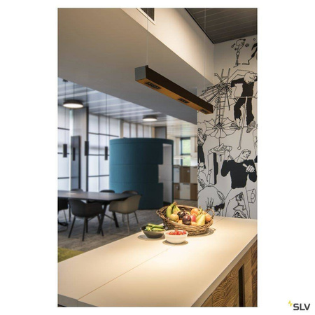 SLV lampa wisząca LED Q-Line 1m 45W 2100lm 3000K biała 1000926