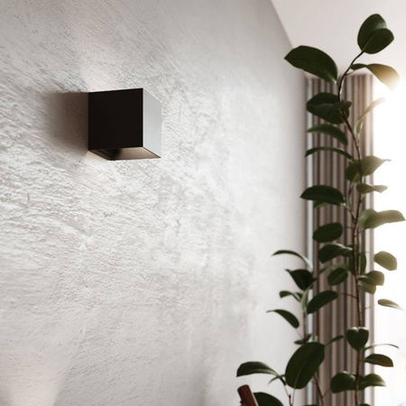 Sollux kinkiet zewnętrzny LED Luca 6W 600lm 3000K czarny SL.0545