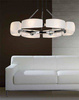 Azzardo żyrandol / lampa wisząca Fiona 8xG9 biała/chrom AZ0154