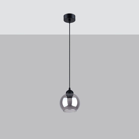 Sollux lampa wisząca Alino E27 czarna SL.1141