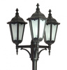 Su-ma latarnia Retro Classic 3xE27 czarna/patyna IP43 OGMWN 3