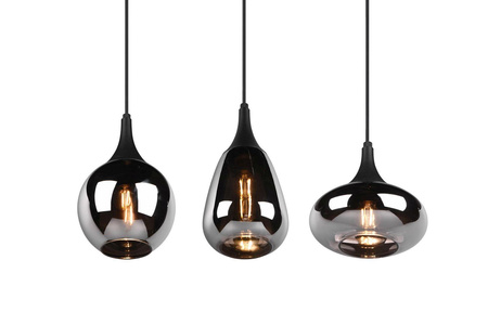 Trio lampa wisząca Lumina 3xE14 czarna 317000332