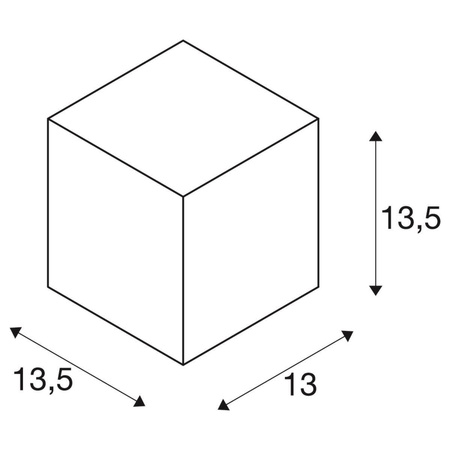 SLV kinkiet zewnętrzny Big Theo Wall Out GU10/ES111 szary IP44 229564