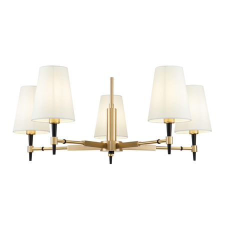 Maytoni lampa wisząca Zaragoza 5xE14 Ø78cm mosiężna H001CL-05BS