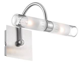 Luces Exclusivas kinkiet łazienkowy Limache 2xG9 nikiel IP44 LE42430