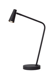 Lucide lampa podłogowa Stirling LED ściemnialna 1x3W 2700K zasilanie akumulatorowe 3 stopnie ściemniania czarna 36620/03/30