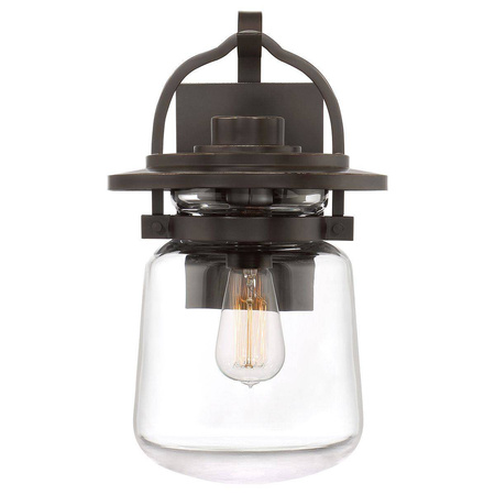 Quintiesse kinkiet zewnętrzny Lasalle E27 brązowy IP44 QN-LASALLE-M-WT