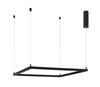 Luces Exclusivas lampa wisząca LED Jaen 40W 3000lm 3000K czarna LE41427