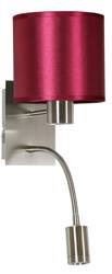 Candellux kinkiet Sylwana 2xE14 burgund/chrom 21-29416
