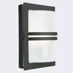 Norlys kinkiet zewnętrzny Basel E27 czarny IP54 661BL