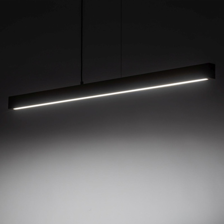 TK Lighting lampa wisząca LED Teo 36W 2200/3200K czarno/drewniana 1449