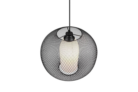 Trio lampa wisząca Filo E27 czarna 313900132