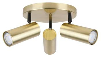 Candellux plafon (reflektorki) Colly 3xGU10 mosiężny 98-01726