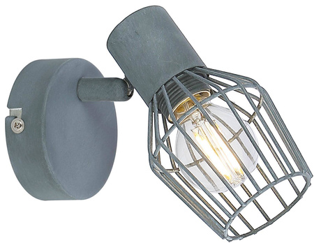 Candellux kinkiet (reflektorek) Viking E14 szary 91-68002