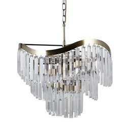 Italux żyrandol / lampa wisząca Sabriga 8xE14 antyczny brąz PND-44544-8
