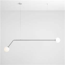 Aldex lampa wisząca Pure 2xE14 chrom 1064H4