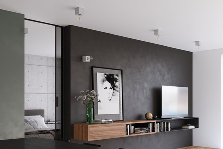 Sollux plafon Abel E27 betonowy SL.0681