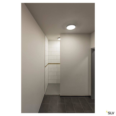 SLV plafon zewnętrzny LED Ainos 22W 1430lm 3000K biało/antracytowy IP44 229975