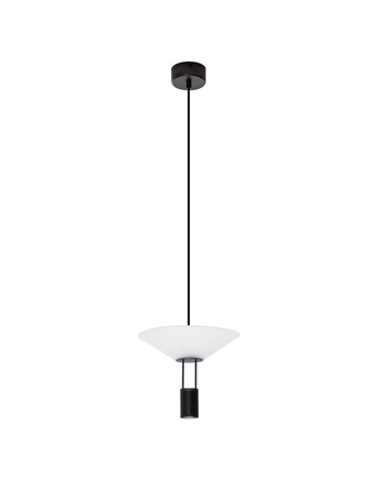 Luces Exclusivas lampa wisząca LED Ayaviri Ø 22 cm 8W 395lm 3000K IP20 czarno/biała LE44595
