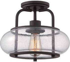 Elstead plafon Trilogy E27 brązowy QZ-TRILOGY-SF-S