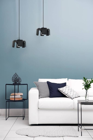 Sollux lampa wisząca Tulip E27 czarna SL.0667