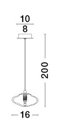 Luces Exclusivas lampa wisząca Nayarit G9 złota LE42897