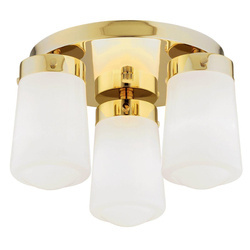 Argon plafon Pasadena 3xE27 mosiężny 6165