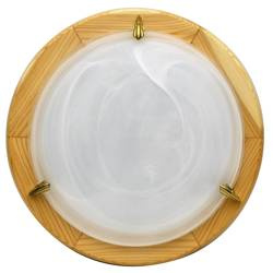 Candellux plafon 1030 2xE27 drewniany 14-64106