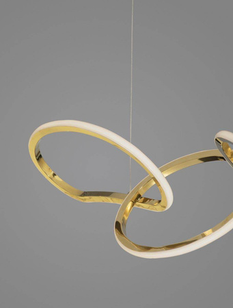 Luces Exclusivas lampa wisząca LED Celaya 40W 2000lm 3000K złota LE42759