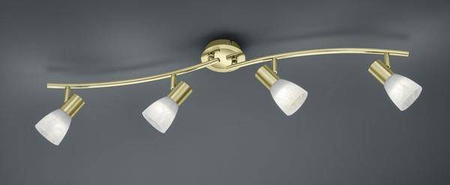 Trio plafon Levisto 4xE14 mosiądz mat 871010408
