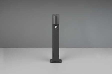 Trio lampa stojąca zewnętrzna z czujnik ruchu Roya GU10 antracytowa 50cm IP44 514260142